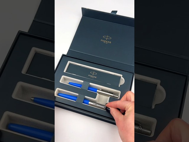 Vídeo relacionado con Schmalz Parker Jotter Paris Edición especial con grabado, bolígrafo premium, caja de regalo, mina azul, regalo personalizado, nombres, cumpleaños (París)