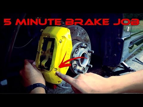 DIY: Change Your Brake Pads in 5 Minutes! - R33 Skyline
