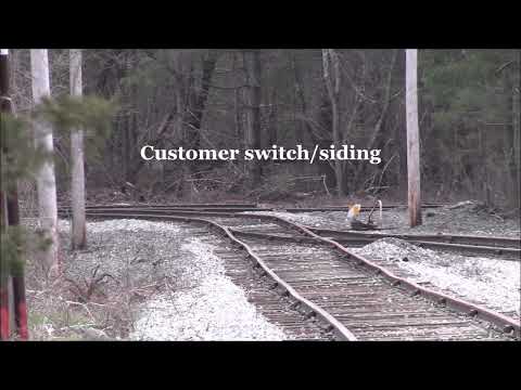 Abandoned railroad being restored - Customer siding to be reactivated - Taunton, MA - 4/6/2023