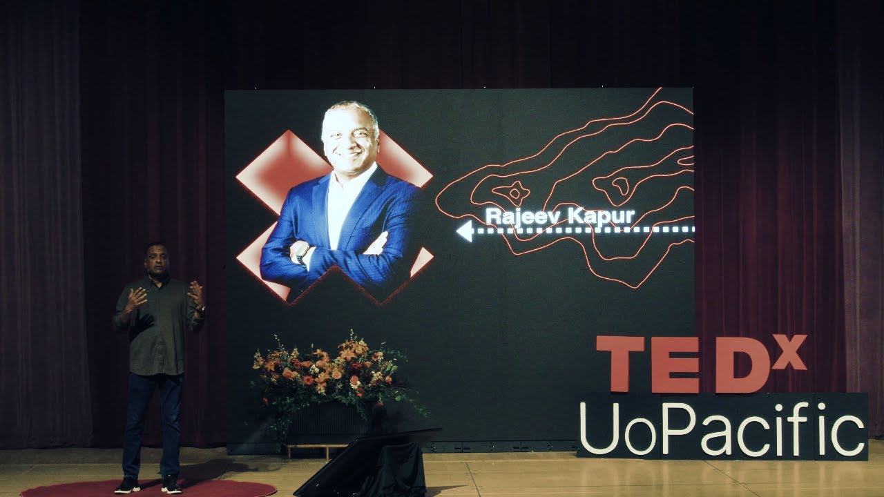 Rajeev Kapur on stage