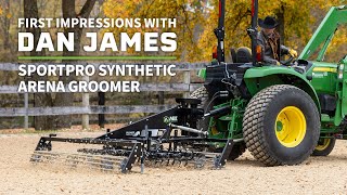 First Look: Dan James Test Drives the SportPro Synthetic Arena Groomer