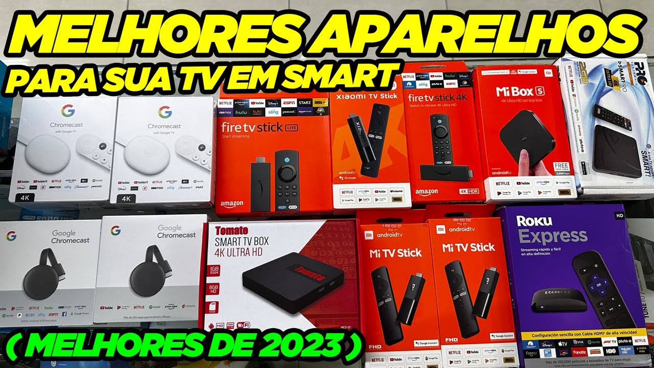 Melhores Aparelhos Para TRANSFORMAR sua TV em SMART!  ( MELHORES DE 2023 )