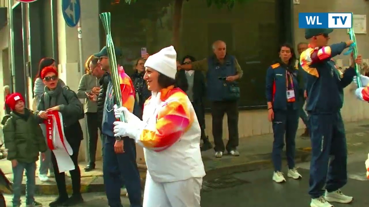 Il simbolo dello spirito olimpico lungo le vie di Priolo Gargallo