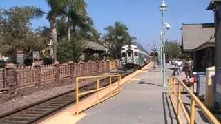preview picture of video 'Railfanning Carlsbad Village-5/26/2014'
