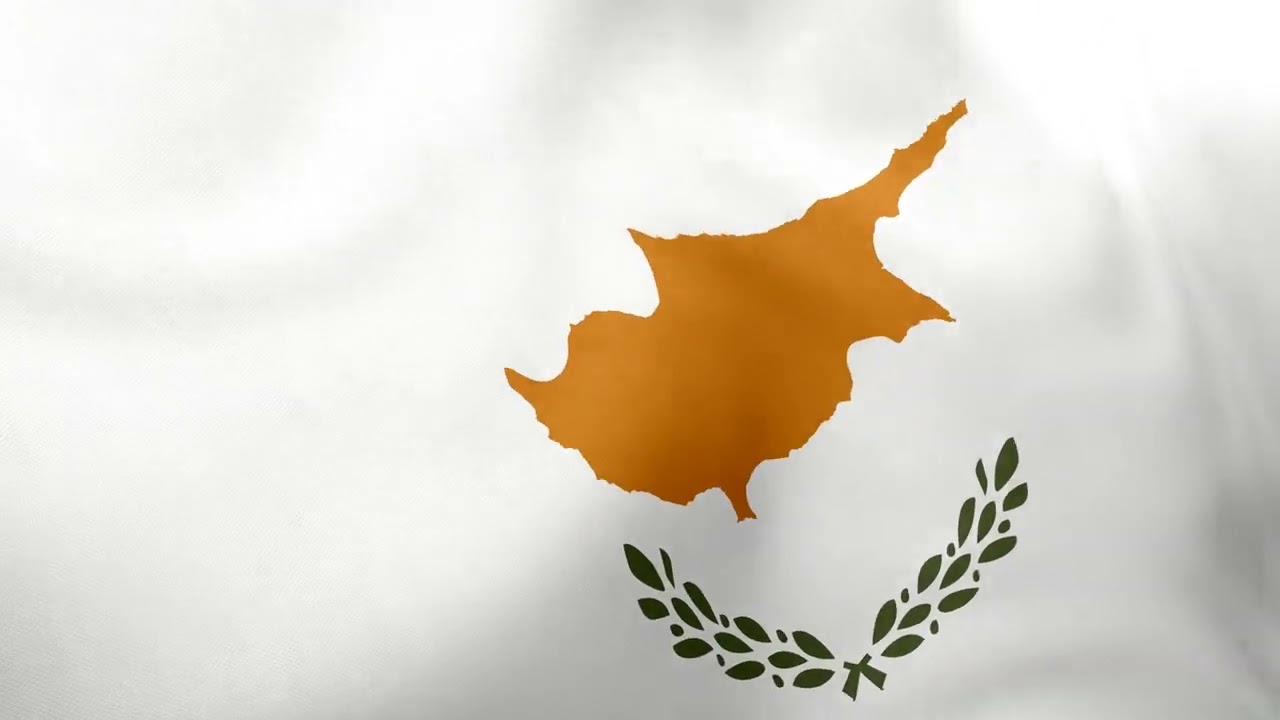 CYPRUS - Waving Flag Loop 4K