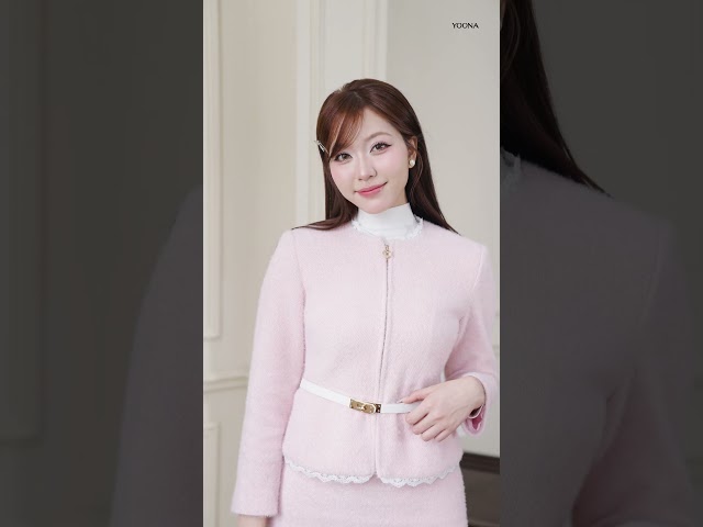 ED13AS405 - Bộ dạ lông thỏ
