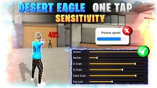 Desert eagle headshot sensitivity 🔥  Free fire 