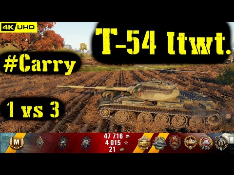 World of Tanks T-54 ltwt. Replay - 10 Kills 5.5K DMG(Patch 1.6.1)