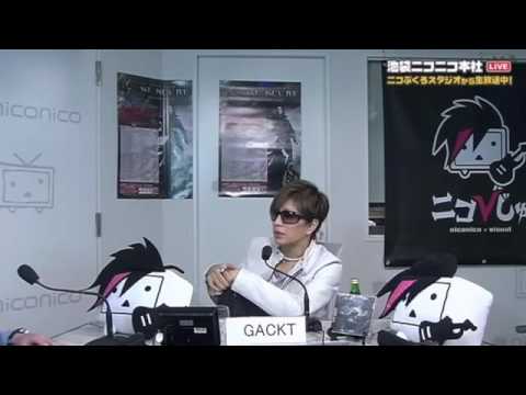 GACKT NicoNico 03.15.2016 part 1/4 Eng Sub