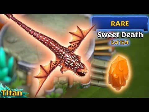 Sweet Death Max Level 134 Titan Mode | Dragons: Rise of Berk
