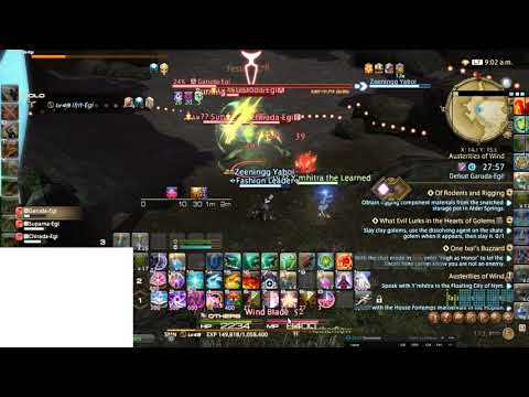 Austerities of Wind- Job Quest Lv. 45 Summoner w/ gameplay