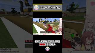 つながるホロライブ!つながる白組A! ~ころねの初めてのマインクラフト~ #Shorts