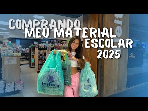 COMPRANDO MEU MATERIAL ESCOLAR 2025