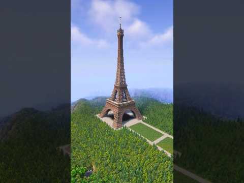 Minecraft Eiffel Tower Build Timelapse 🤯