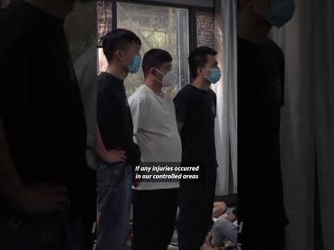 Scam centre workers apprehended in Myanmar’s lawless borderlands | AFP #shorts