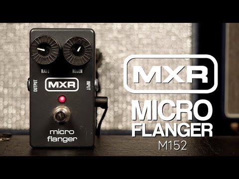 MXR M152 Micro Flanger Electric Guitar Pedal 2005 - Present - Black image 7