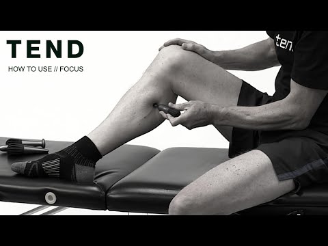 Discover effective techniques for using Tend Focus to alleviate calf stiffness and discomfort.