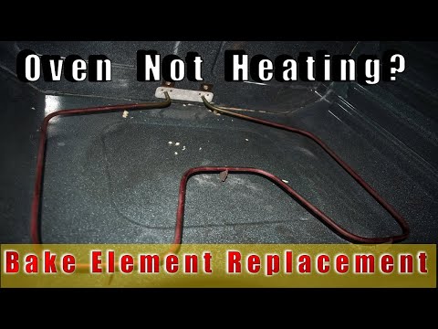 how to replace the bake element in a Hotpoint or GE oven/stove/range - easy fix