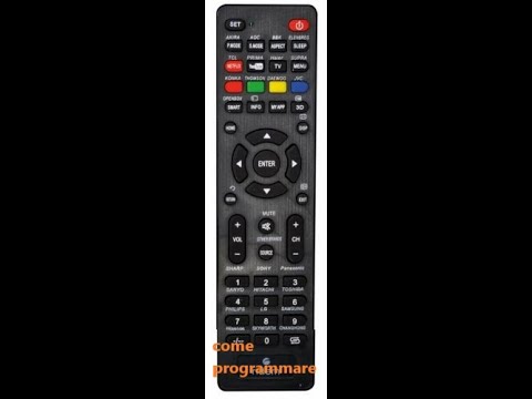 come programmare telecomando universale Ridem - program a Ridem brand universal remote control