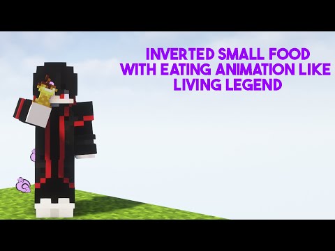 CycoLegend - How to add inverted items and food like living legend || Minecraft
