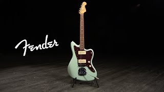 Video thumbnail for Fender Vintera 60s Mod Jazzmaster PF, Surf Green | Gear4music demo by Gear4music Guitars