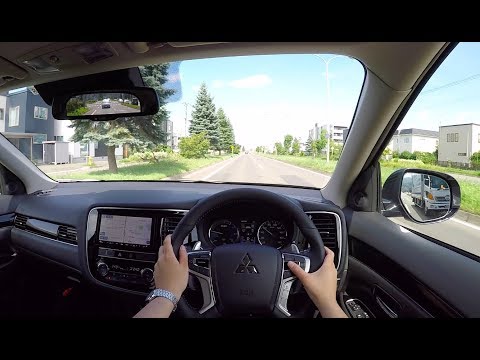 MITSUBISHI OUTLANDER 2018, PHEV, 4WD. Тест-драйв по городу.