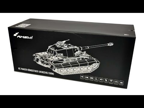 Unboxing / Vorstellung  Panzerkampfwagen VI Ausf B (Tiger 2) Teil 1 .