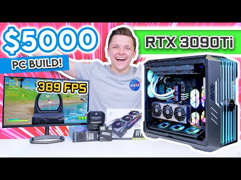 The ULTIMATE $5000 Gaming PC Build 2022! [ft. RTX 3090Ti & Core i9 - Our Most INSANE Build Yet...]