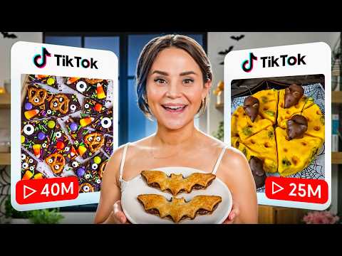 I Tried 10 Viral Halloween TikTok Recipes!