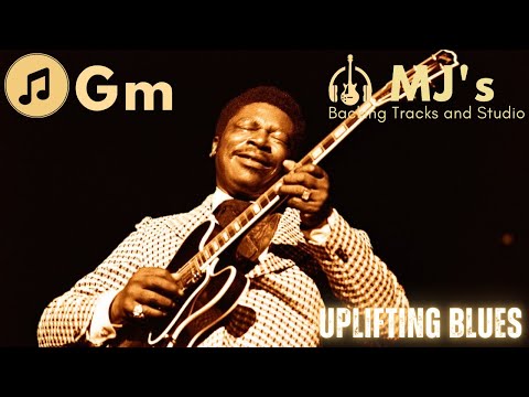 Uplifting Fine Blues in G minor | Backing Track