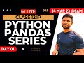 Informatics Practices Class 12 | Python Pandas  | Series Object | 14th March 2023