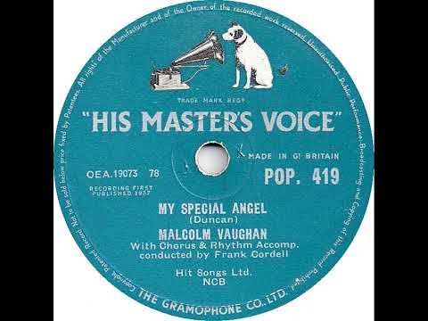 UK New Entry 1957 (165) Malcolm Vaughan - My Special Angel