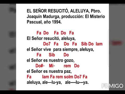 Resucitó Aleluya - Joaquín Madurga