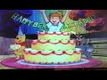 Winnie The Pooh Happy Hundred Acre Wood Birthday Opening