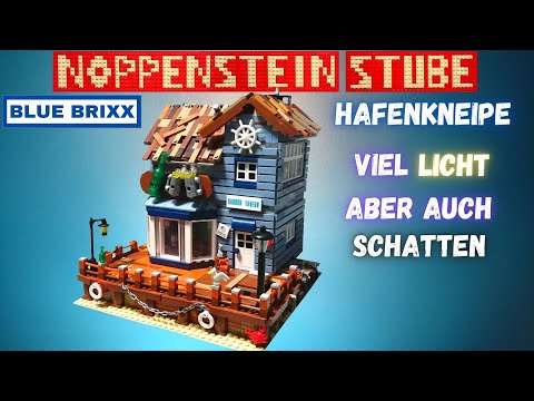 Blue Brixx Pro Hafenkneipe | Meine MOC Version für die Noppenstein Stadt | Harbor Tavern 103765