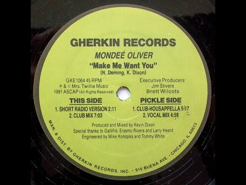 Mondeé Oliver - Make Me Want You (Club Mix) (1991)