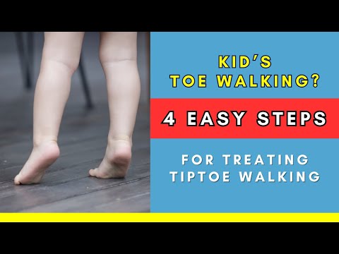 Exercises to fix Tip Toe / Toe Walking in kids | Easy 4 Step Rehab Plan