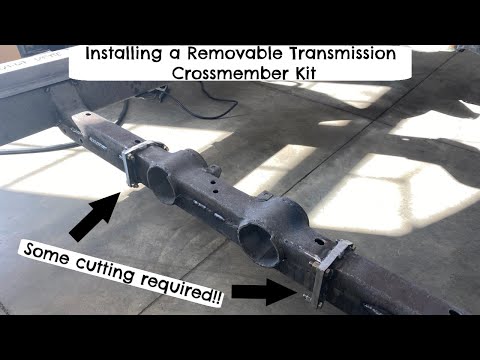Installing a Removable 1963-1982 Corvette Transmission Crossmember Kit