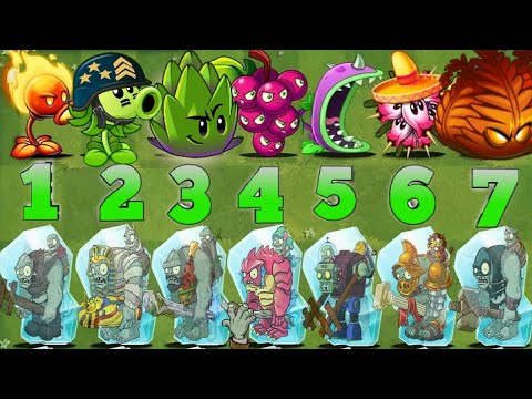 PvZ 2 Challenge - Every Plants Power Up VS Team Frozen Gargantuar - Who Will Win?