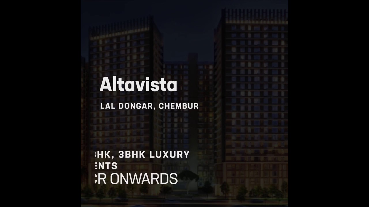 Altavista 1BHK, 2BHK, 3BHK Homes in Chembur by Spenta & Sabari Group | Dwello