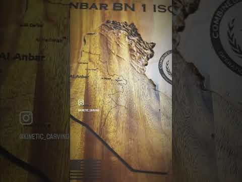 3D CNC plaque #cnc #onefinity #laser