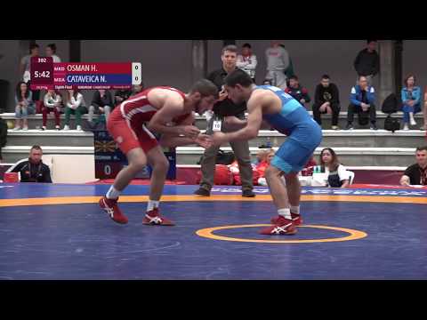 1/8 FS - 57 kg: H. OSMAN (MKD) v. N. CATAVEICA (MDA)