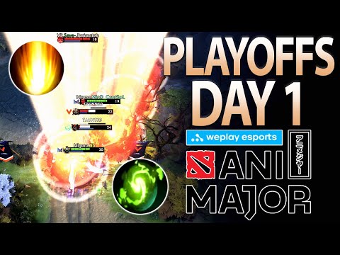 Dota 2 Best Plays of WePlay AniMajor - Day 1 [Playoffs]