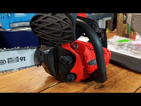 Chainsaw Scheppach CSP 2540 UNBOXING , One-handed chain saw !