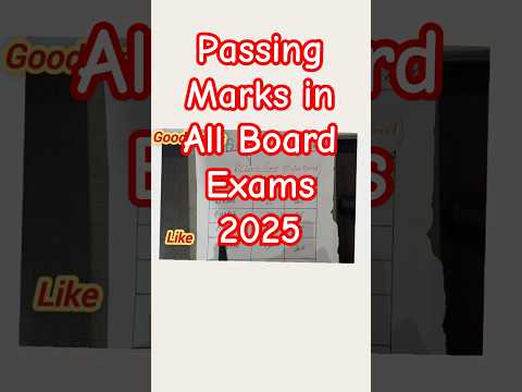 Passing Marks in All Board Exams 2025 | 9th Board Exams 2025| 10th Board Exam 2025 | 11th Board Exam