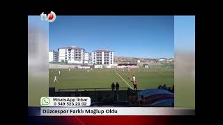 Düzcespor Farklı Mağlup Oldu