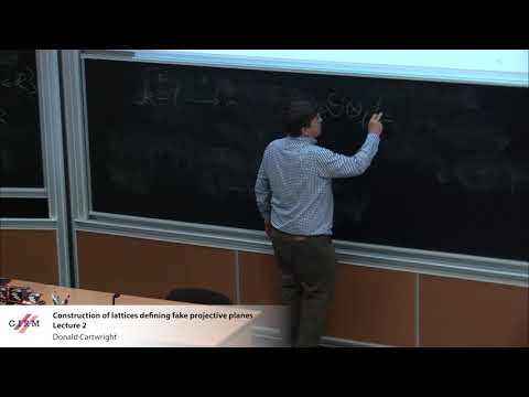 ​Donald Cartwright : ​Construction of lattices defining fake projective planes - lecture 2
