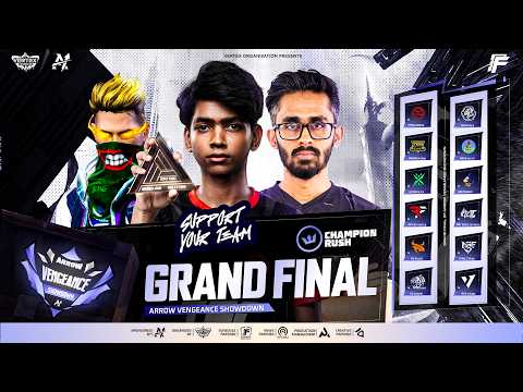 [🔴LIVE] GRAND FINAL || ARROW VENGEANCE SHOWDOWN || CHAMPION RUSH | FT.@raadvaiyt829@Blade_On_Top