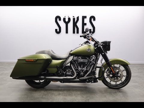 2022 Harley-Davidson FLHRXS Touring Road King Special in Mineral Green Denim