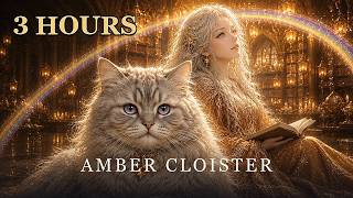 Amber Cloister | Moonglass Ambient for Long Study Nights | 3 Hours